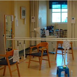 Residencia Nuestra Señora del Rosario materiales para hacer ejercicio